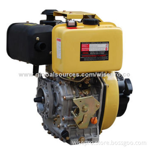 Single cylinder/vertical/10-stroke/air-cooled/diesel engine, compact in structure